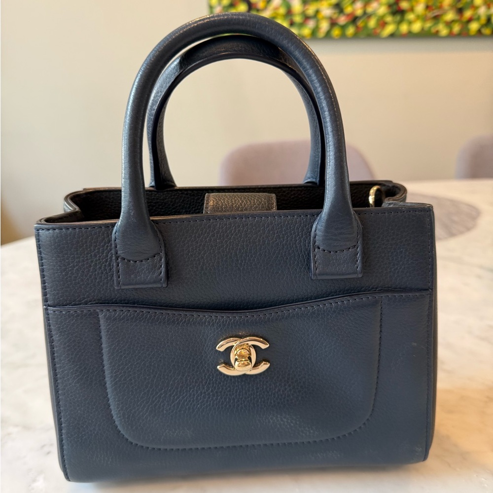 Chanel mini Neo Executive tote. Authenticity card, box and dust bag included.